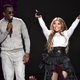 Sean “Diddy” Combs and Lil’ Kim onstage for VH1 Hip-Hop Honors: All Hail the Queens at David Geffen Hall on July 11, 2016, in New York City.
Theo Wargo/Getty Images for VH1